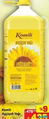 KOMİLİ AYÇİÇEK YAĞI 5 L KOMİLİ AYÇİÇEK YAĞI 5 L